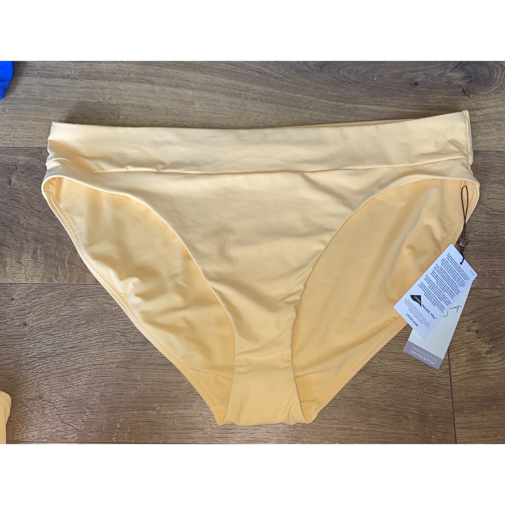 Calia by Carrie Underwood Women's Wide Banded Mid Rise‎ Bottom XL Sunrise Orange